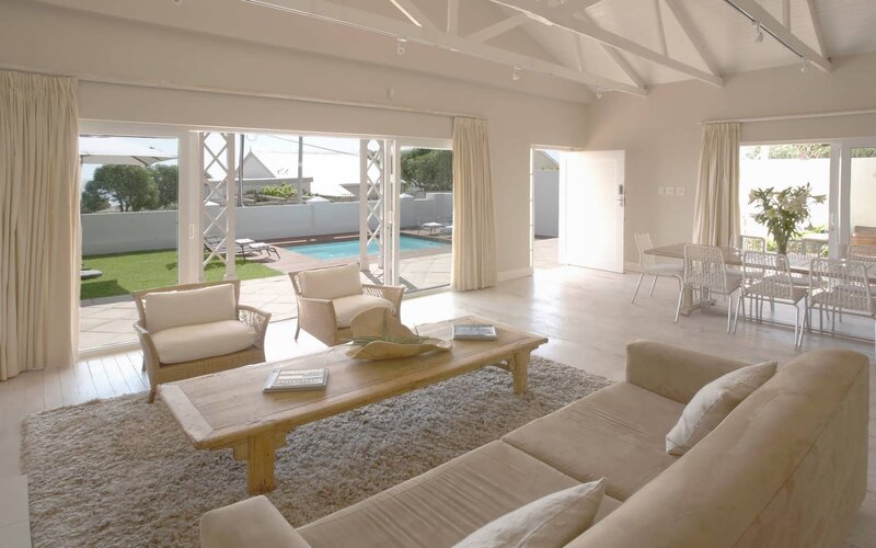 Beige Living Room Interior