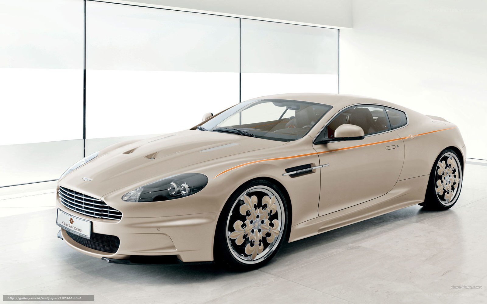 beige luxury sports car