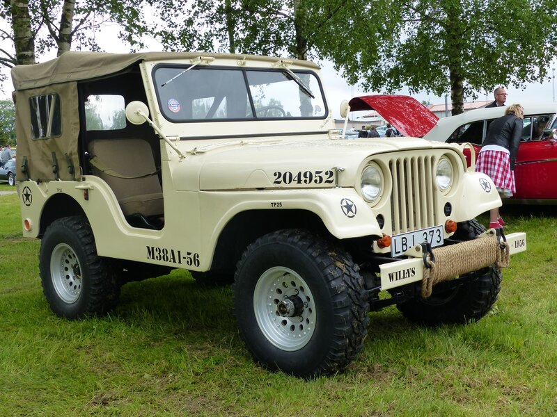Beige Military Jeep