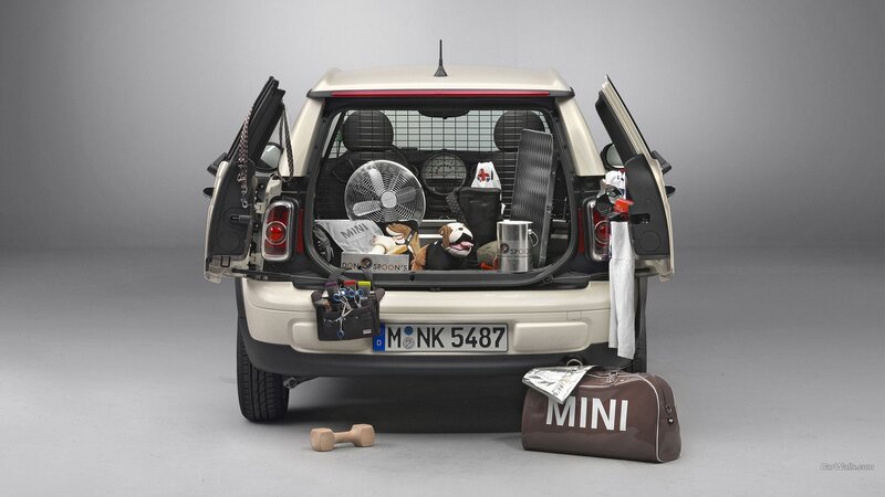 Beige Mini Car Trunk