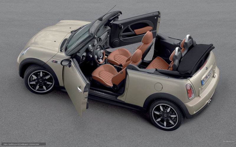 Beige MINI Convertible Interior