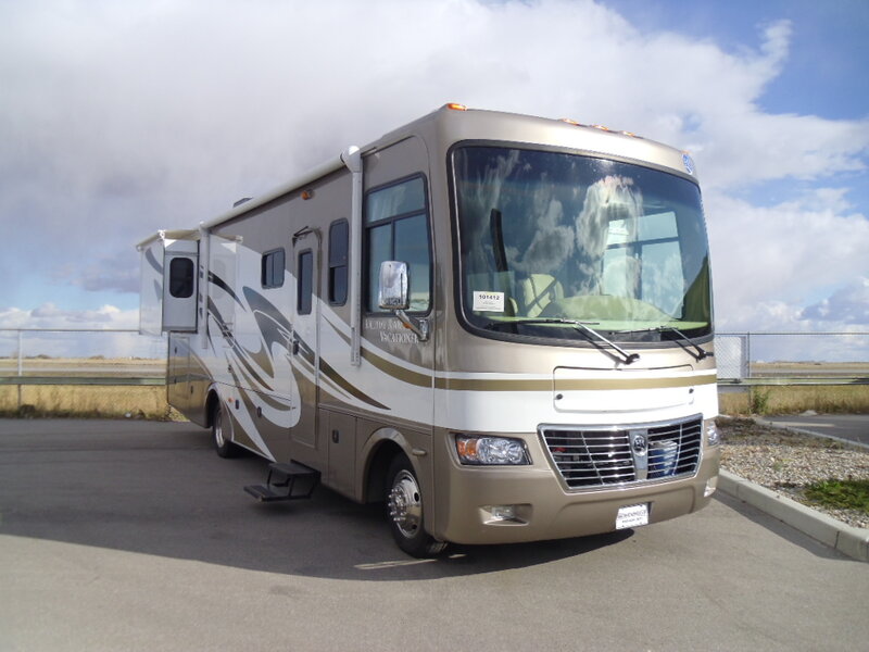 Beige Motorhome