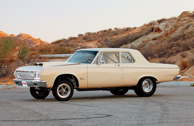 Beige Muscle Car