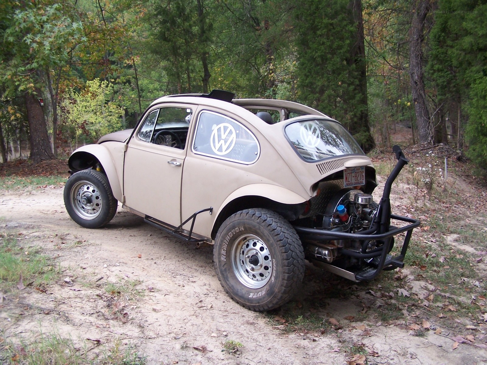 Beige off-road Beetle car