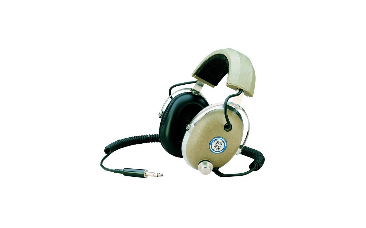 beige over-ear headphones