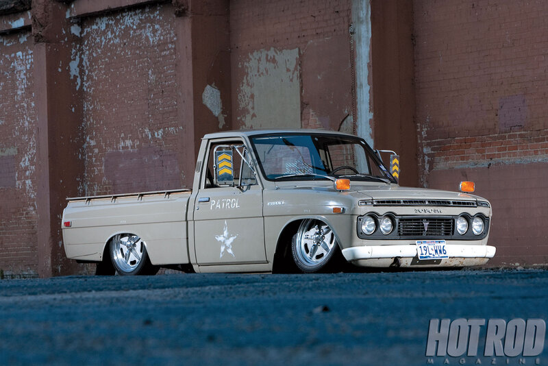 Beige Pickup Truck — Dramatic