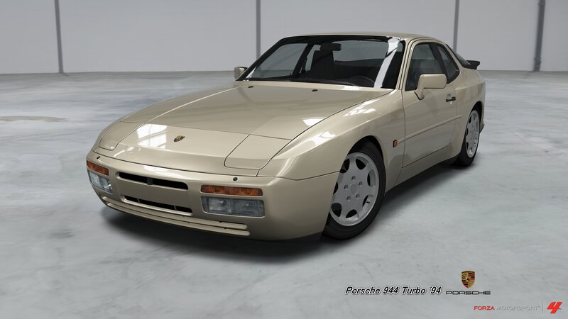 Beige Porsche 944 Turbo