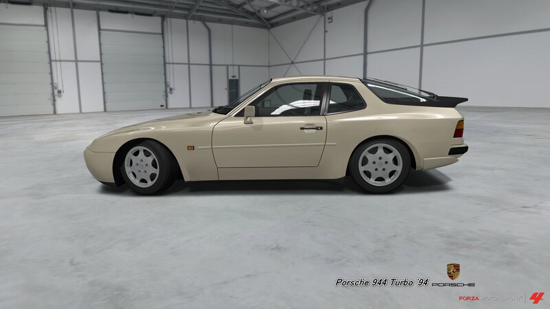 Beige Porsche Sports Car
