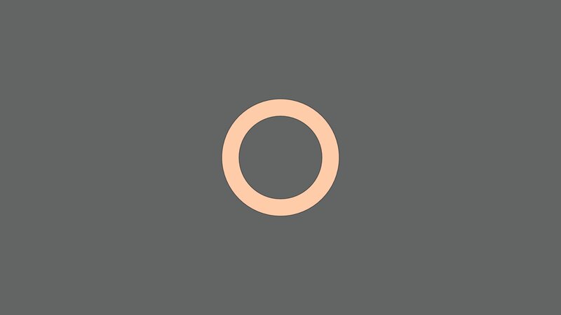 Beige Ring on Gray