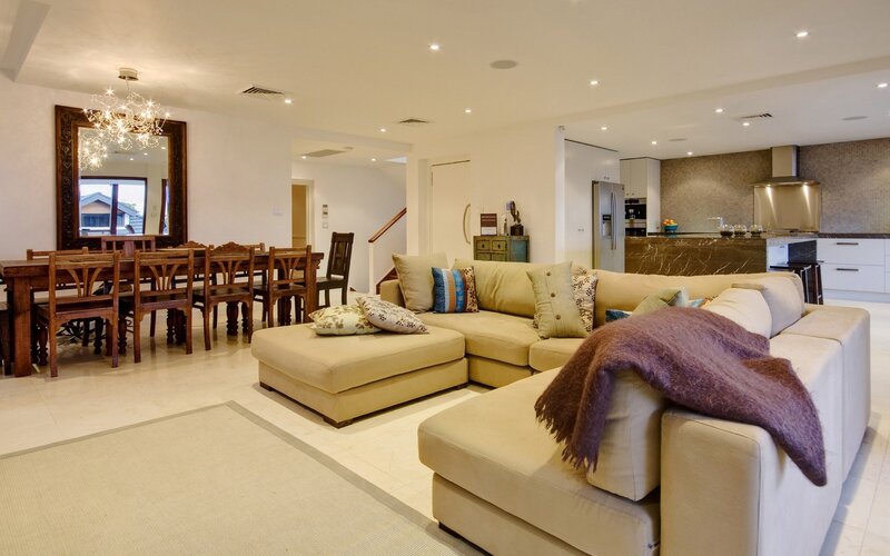 Beige Sectional Sofa — Calm, Photograph