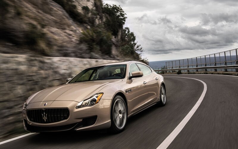 Beige Sedan Car — Dynamic
