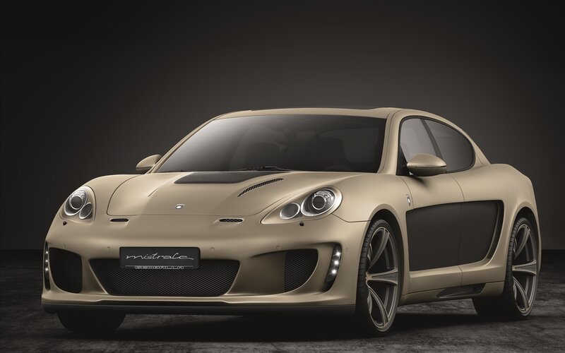 Beige sports car concept