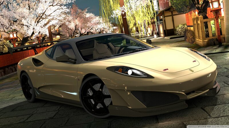 Beige Sports Car — Serene