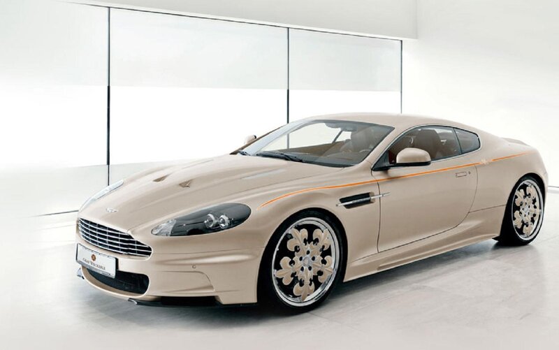Beige Sports Car