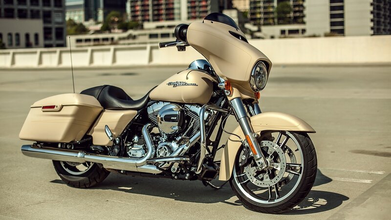 Beige Touring Motorcycle — Calm