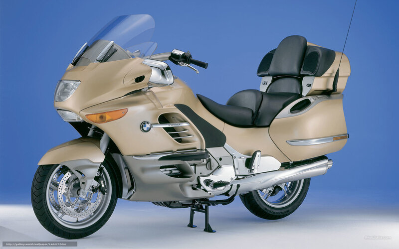 Beige Touring Motorcycle