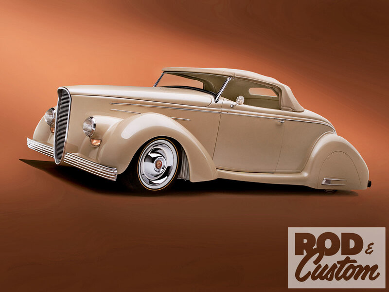 Beige Vintage Convertible