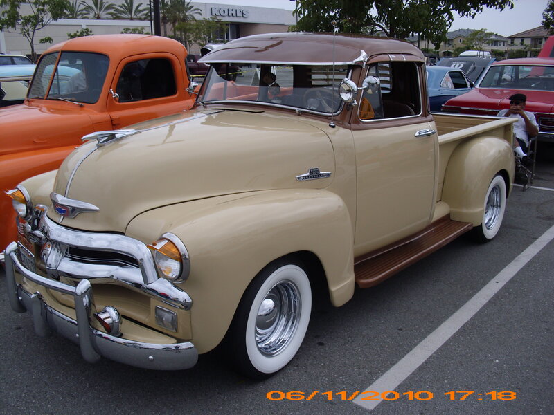 Beige Vintage Pickup Truck
