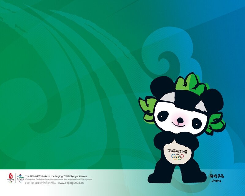 Beijing 2008 mascot wallpaper