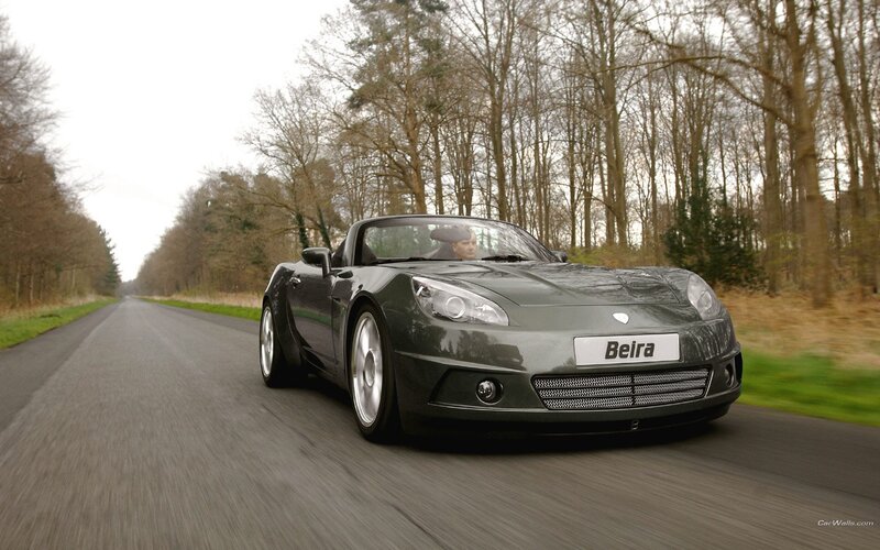 Beira sports car on a country road