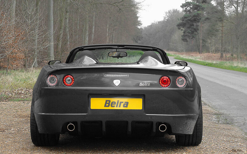 Beira sports car rear view