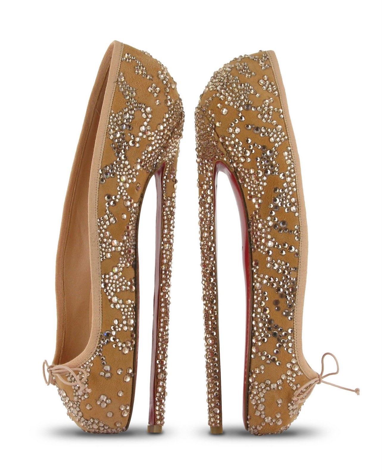 bejeweled high-heeled shoes