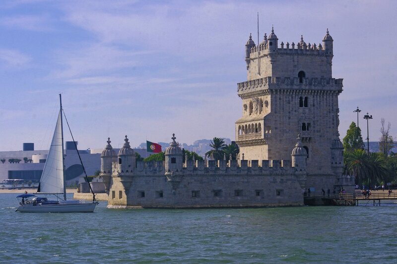 Belem Tower and Sailboat