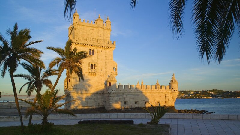 Belem Tower at sunset