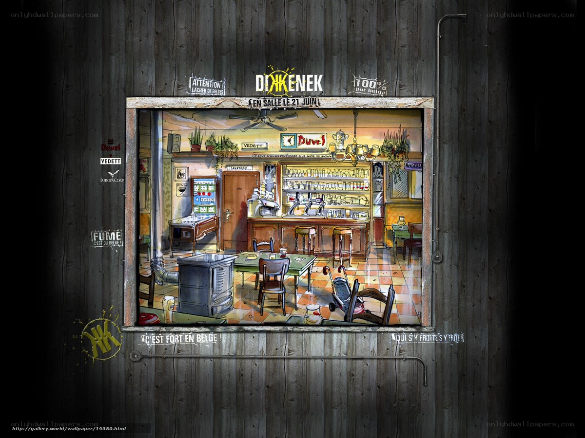 Belgian Bar Interior