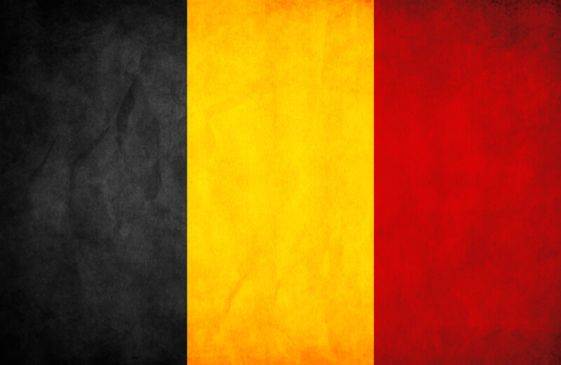 Belgian flag with textured background
