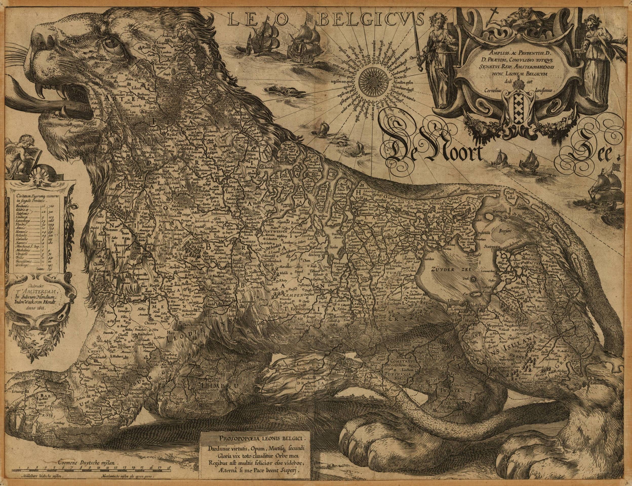 Belgian Lion Map