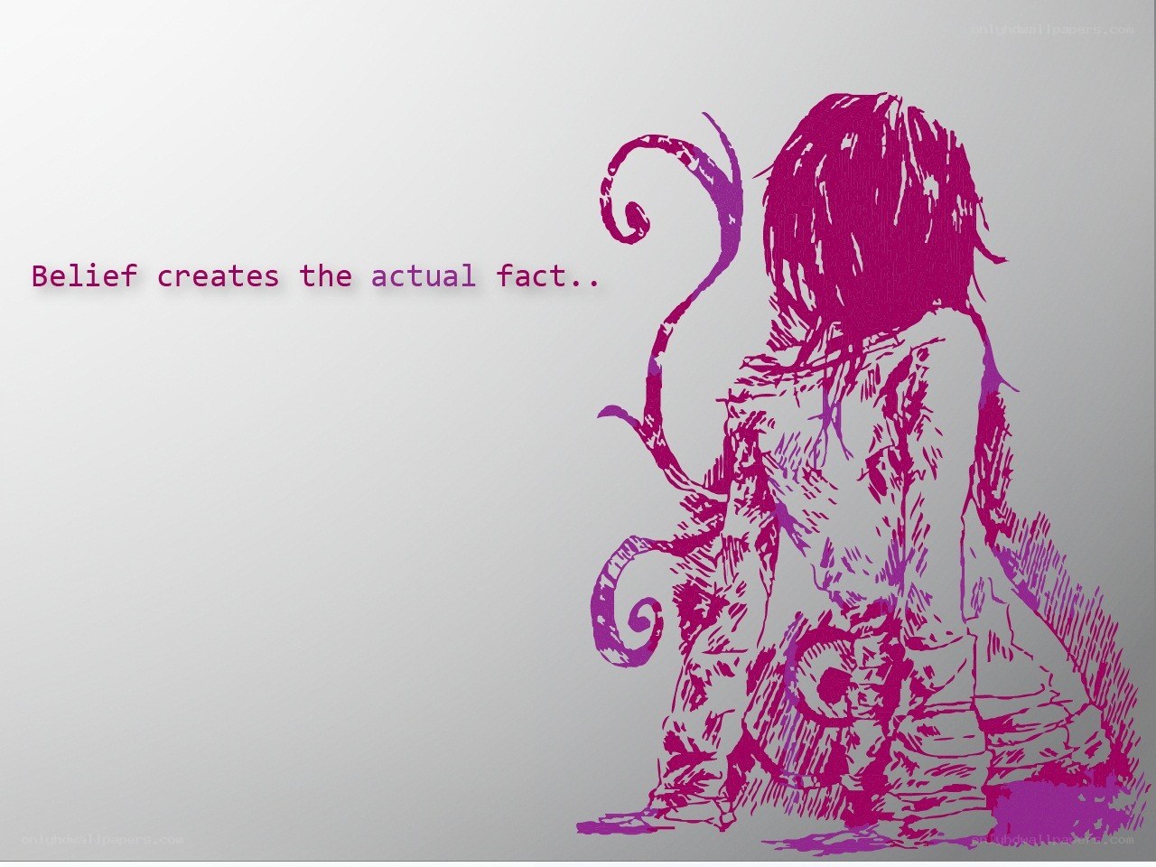 belief creates fact artwork