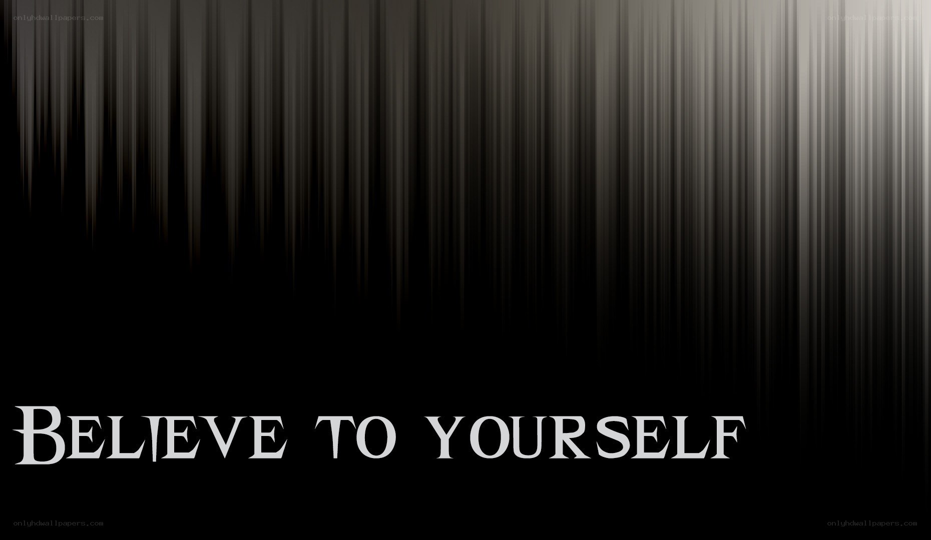believe in yourself text