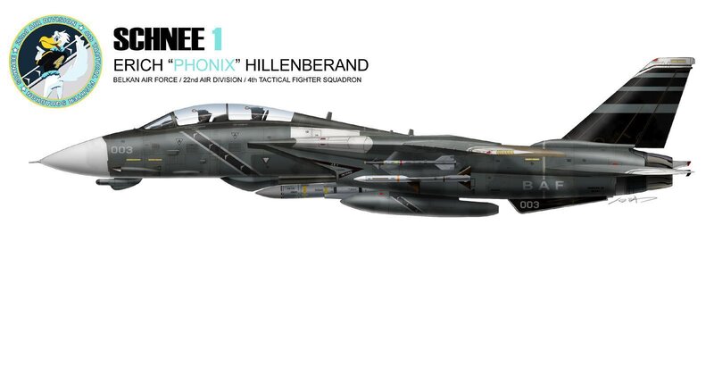 Belkan fighter jet artwork