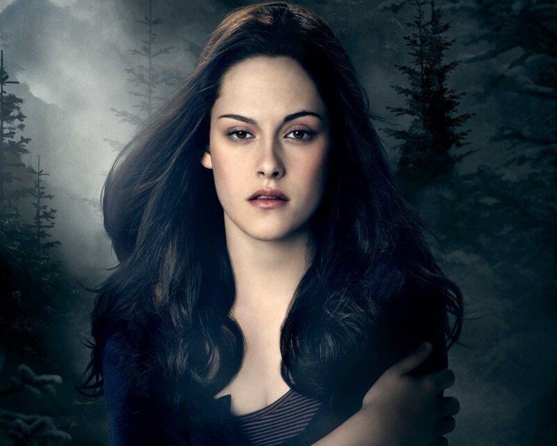 Bella in a misty forest