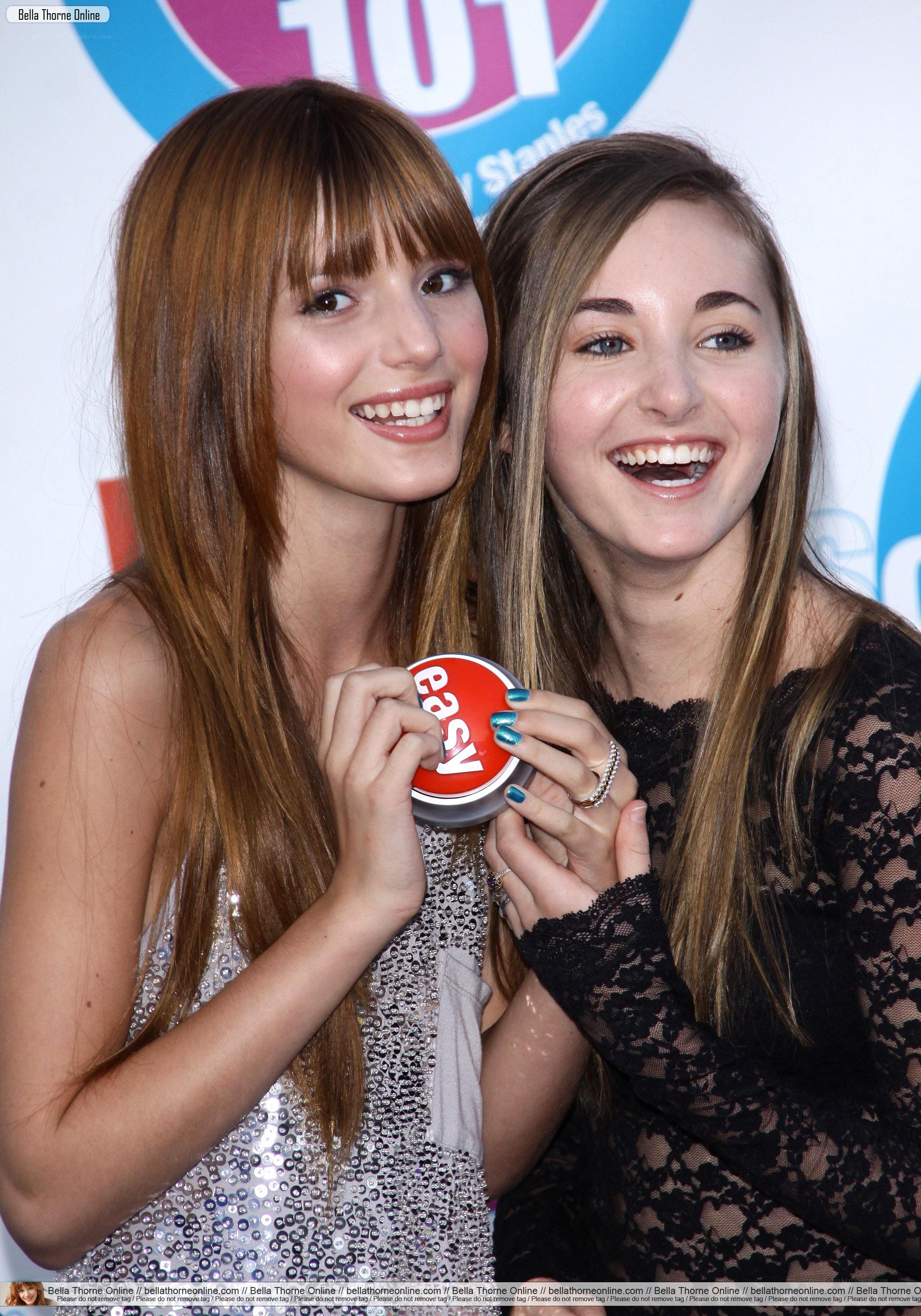 Bella Thorne with fan