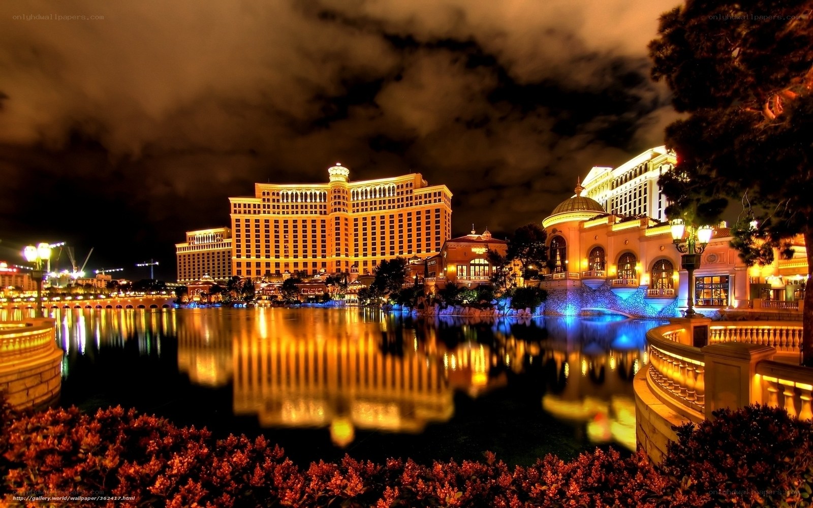 Bellagio Hotel at Night