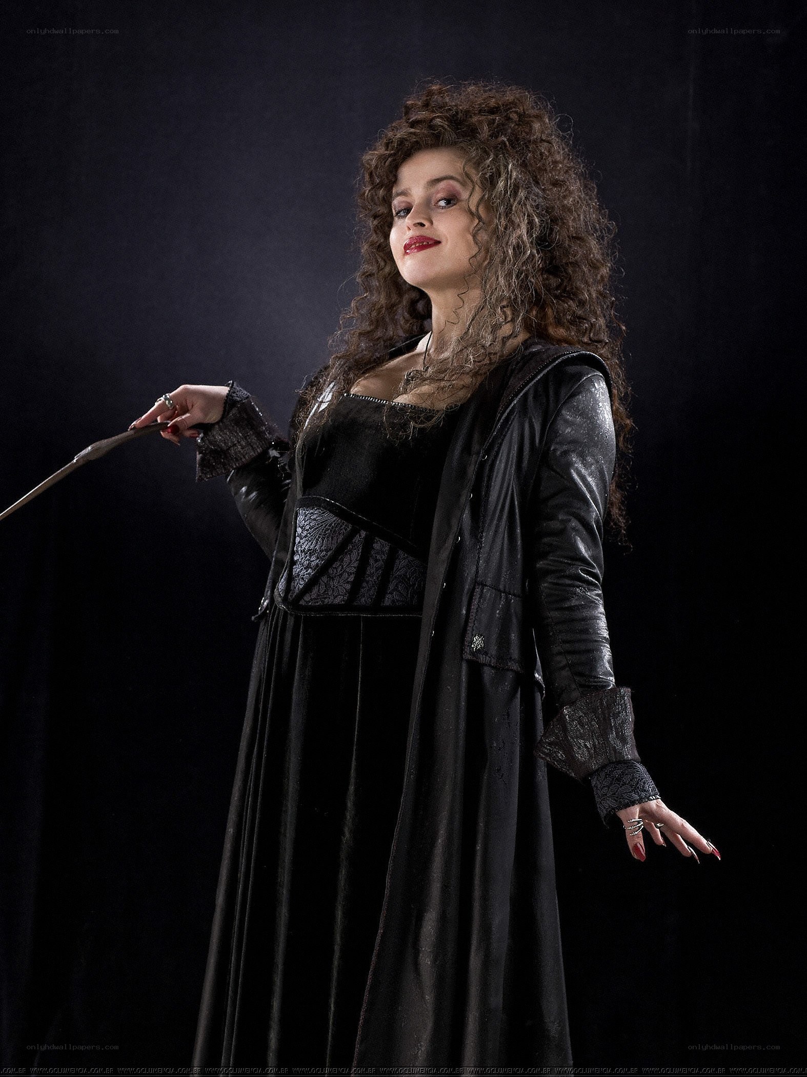 Bellatrix Lestrange in black