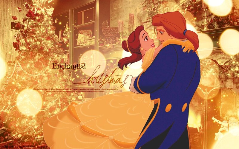 Belle and Beast Dancing — Gold