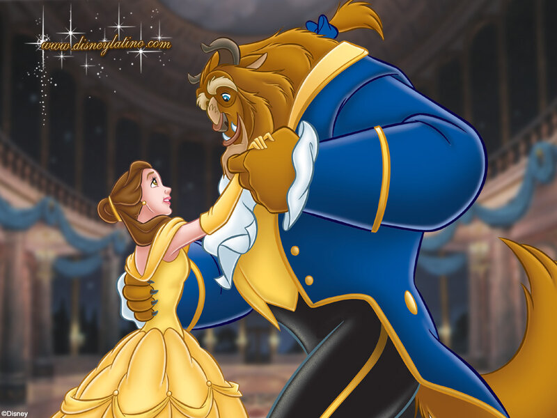 Belle and Beast Dancing — Yellow, Romantic