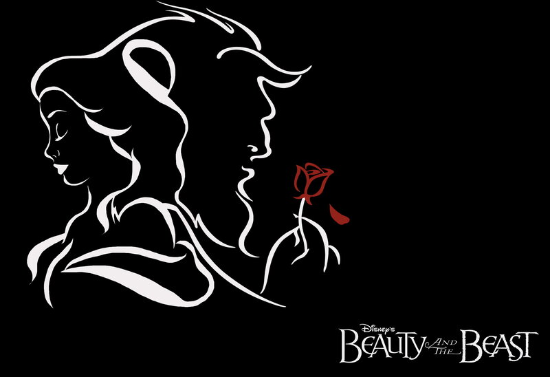 Belle and Beast Silhouettes