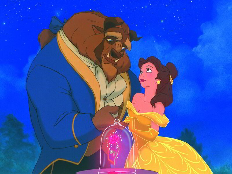 Belle and the Beast — Blue, Romantic