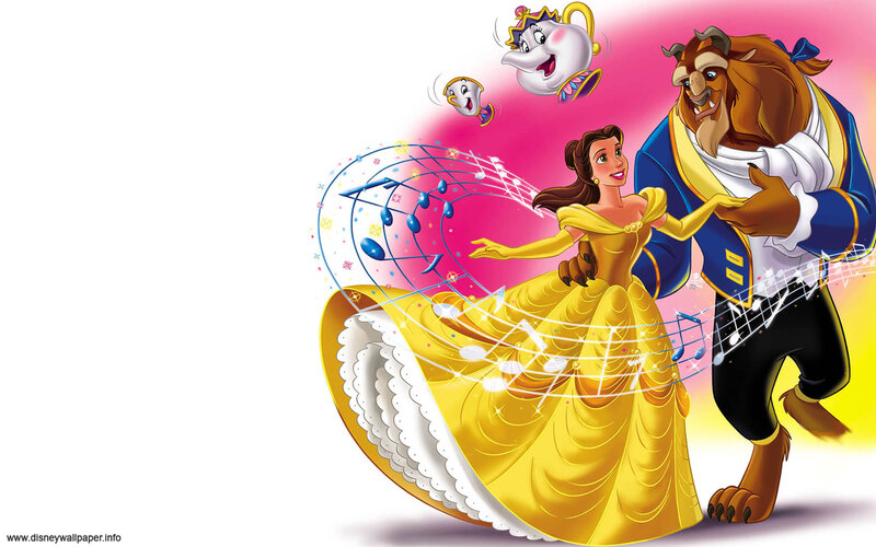 Belle and the Beast Dancing — Yellow, Joyful
