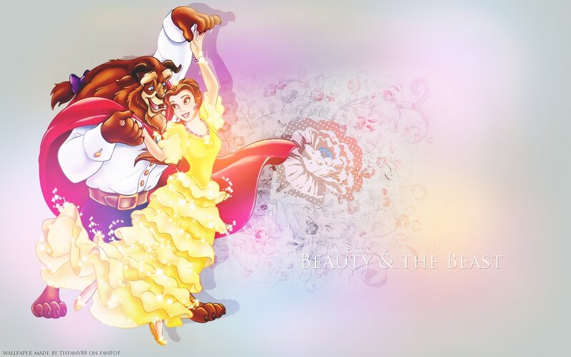 Belle and the Beast Dancing — Yellow