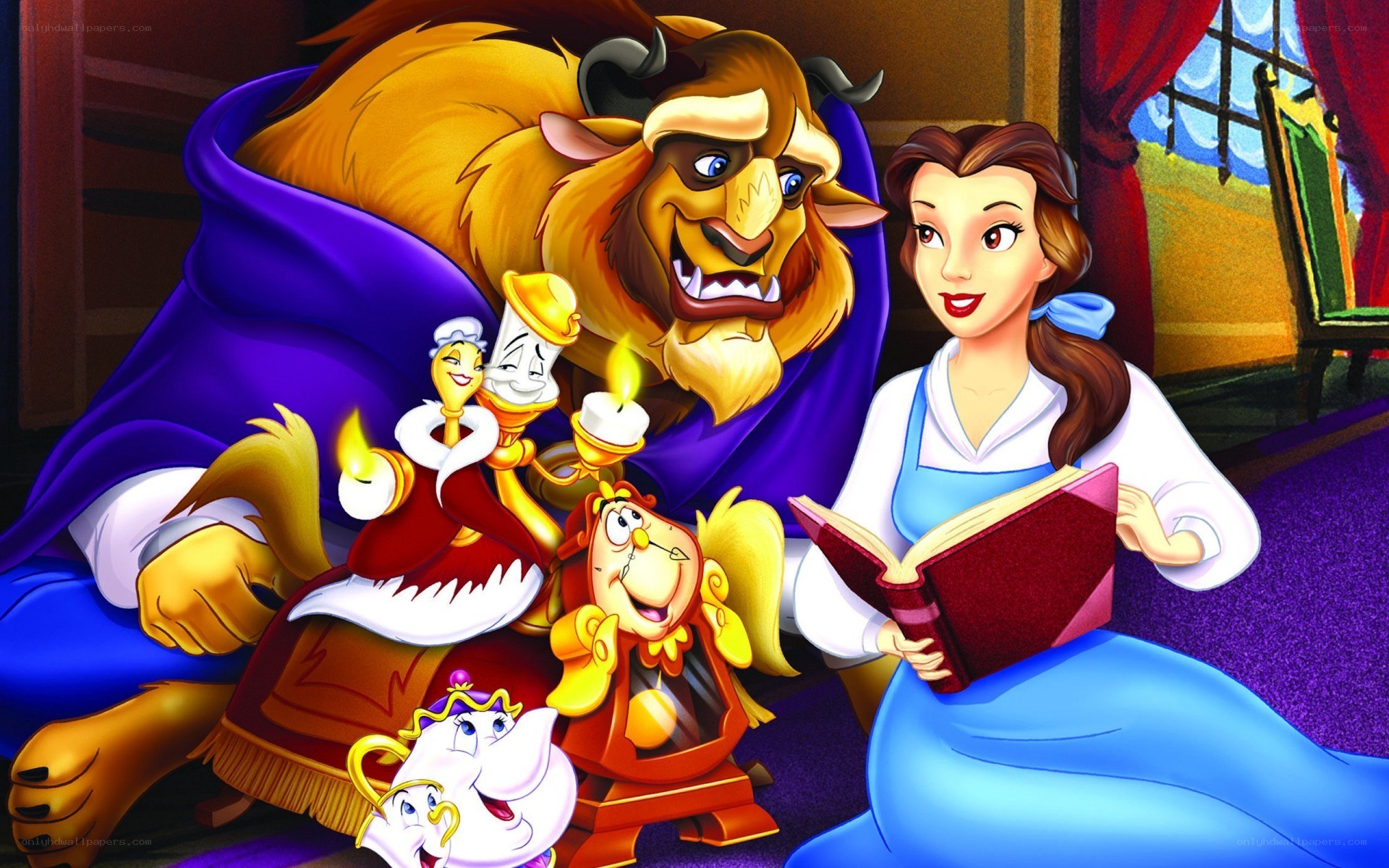 Belle and the Beast with friends