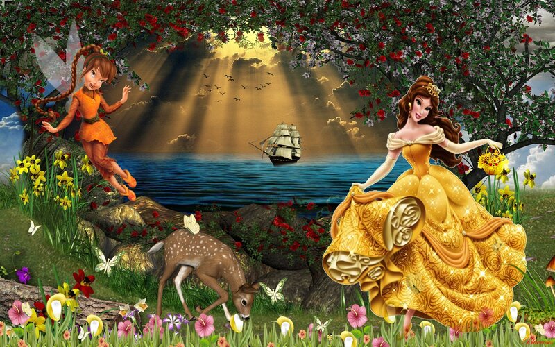 Belle and Tinker Bell