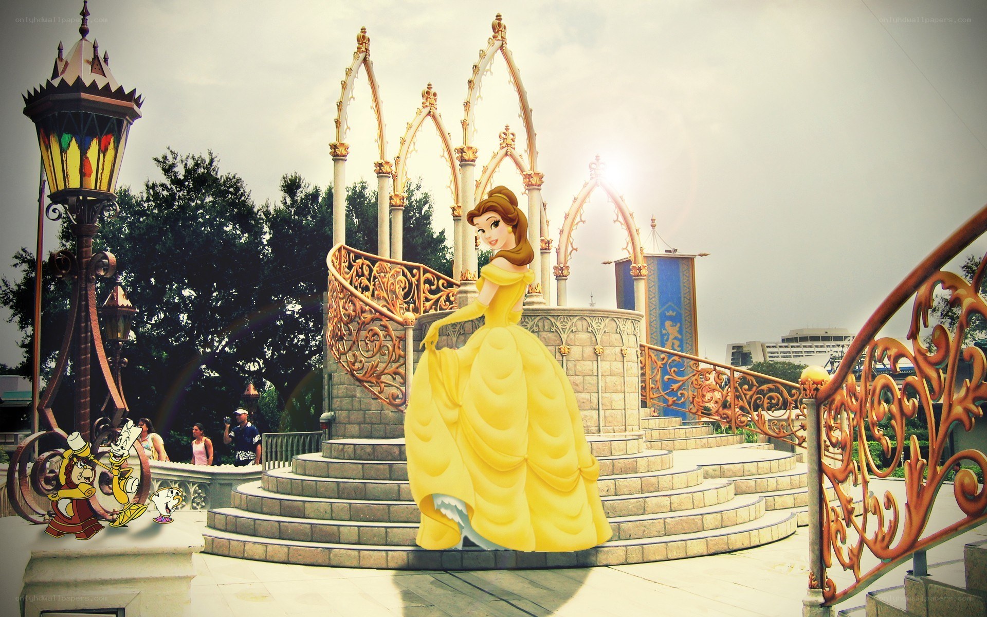 Belle at the castle