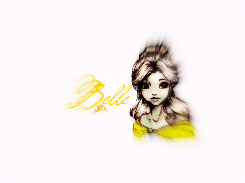 Belle Character Illustration