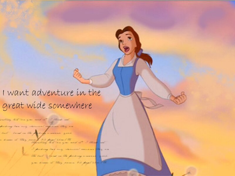 Belle from Beauty and the Beast — Blue, Dreamy
