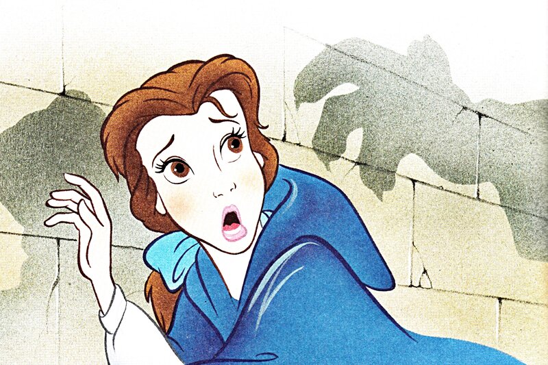 Belle from Beauty and the Beast — Blue, Surprised
